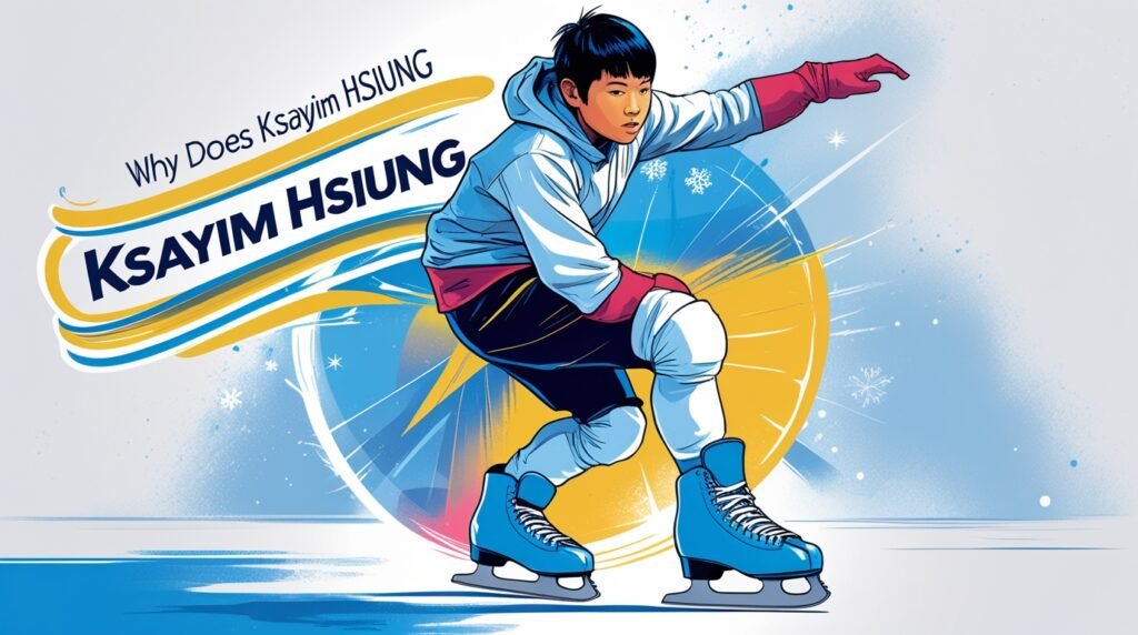 Why does ksayim hsiung want to be an ice skater