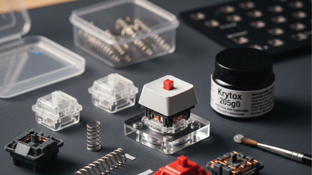 Linear keyboard switches