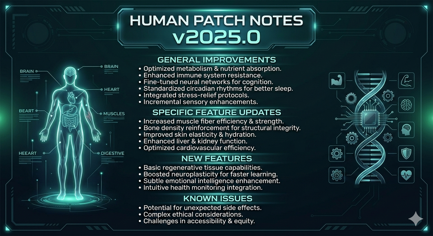Human patch notes v2025.0