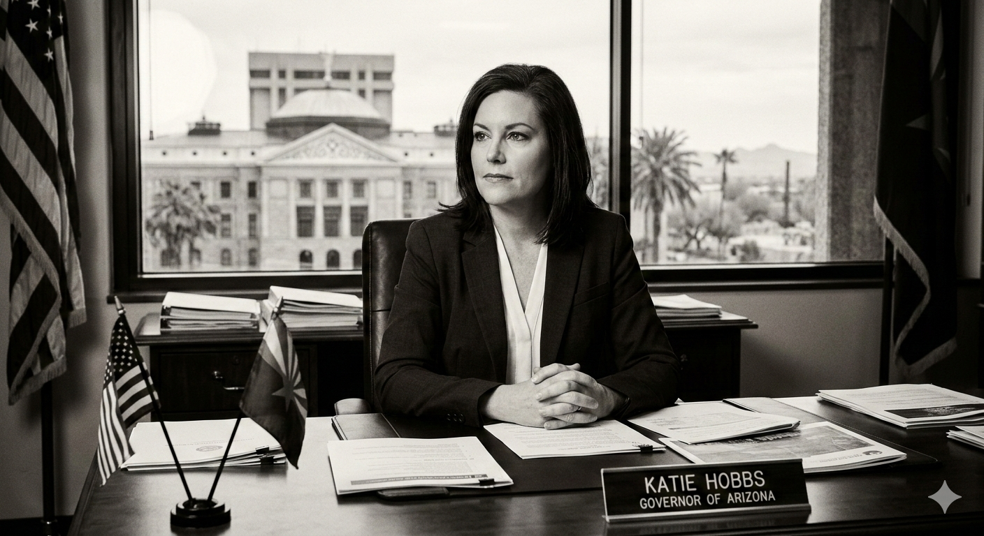 Gov katie hobbs d-ariz. california incompetent